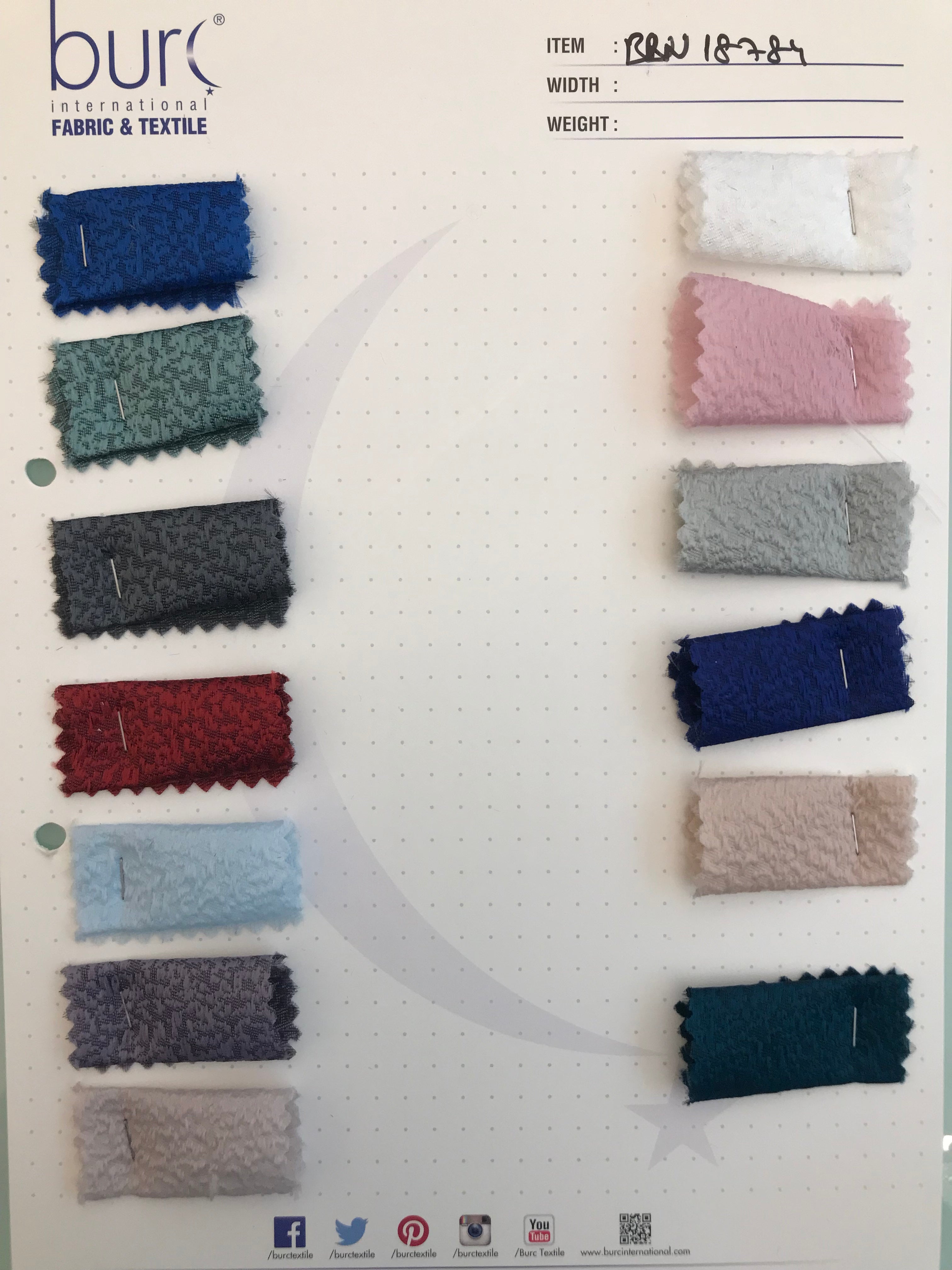 Double Sided Hard Textured Jacquard Woven Fabric