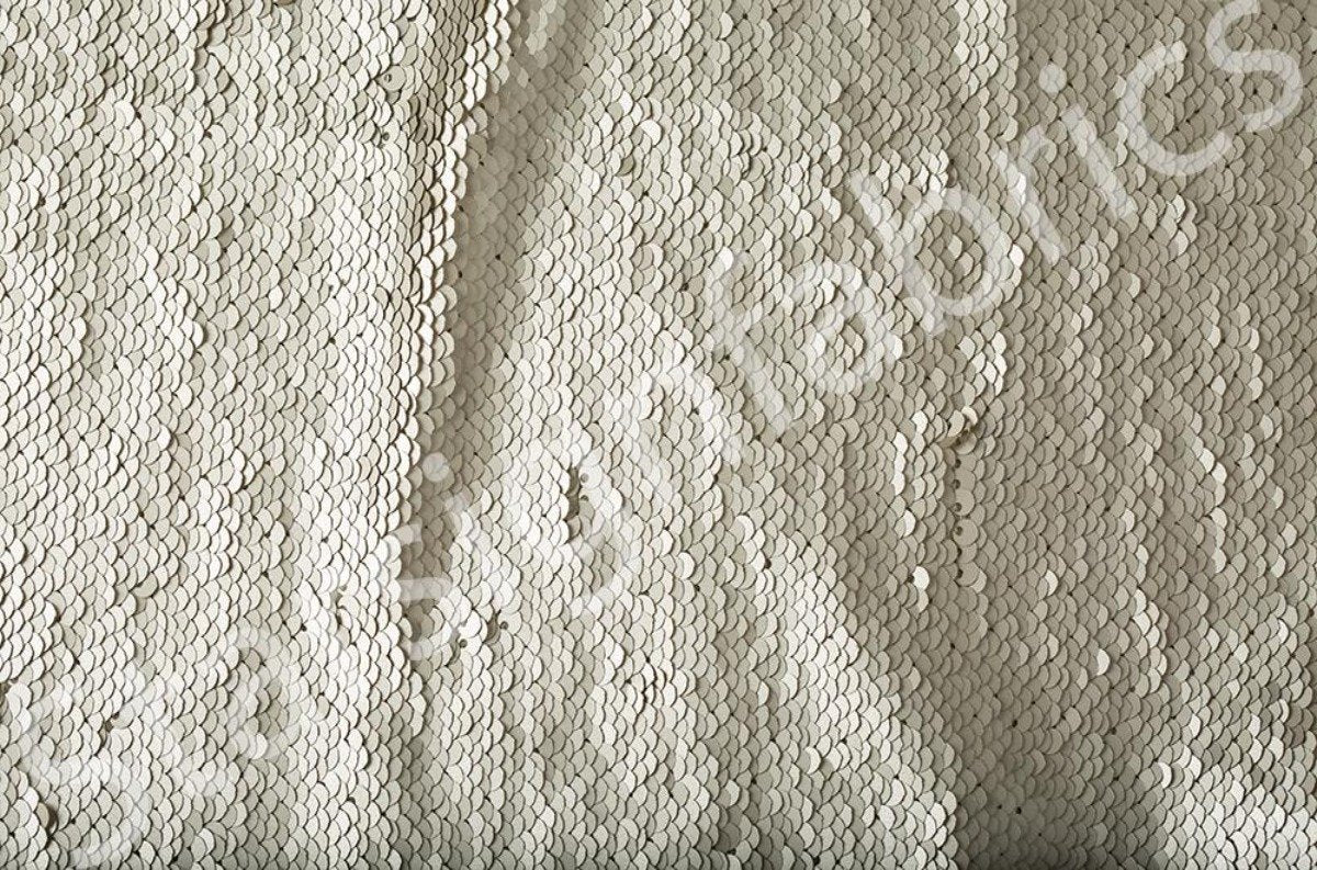 Double Sided Mermaid Sequined Matte Fabric | Burç Fabric