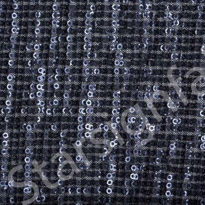 Edinburgh Style Fully Pleated Sequin Embroidered Fabric
