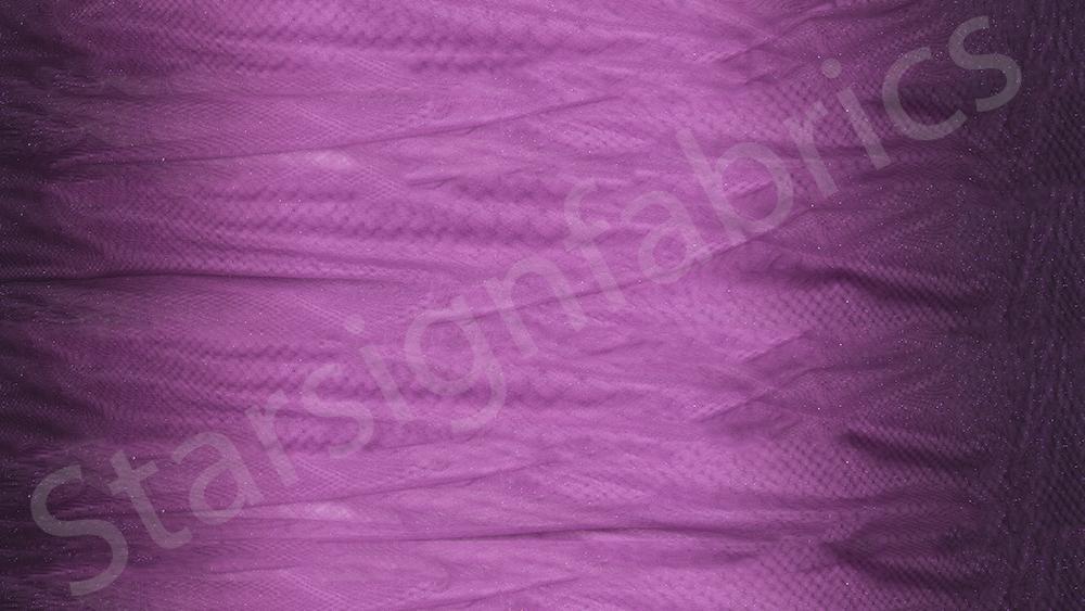 Shiny Shaded Glitter Tulle Fabric