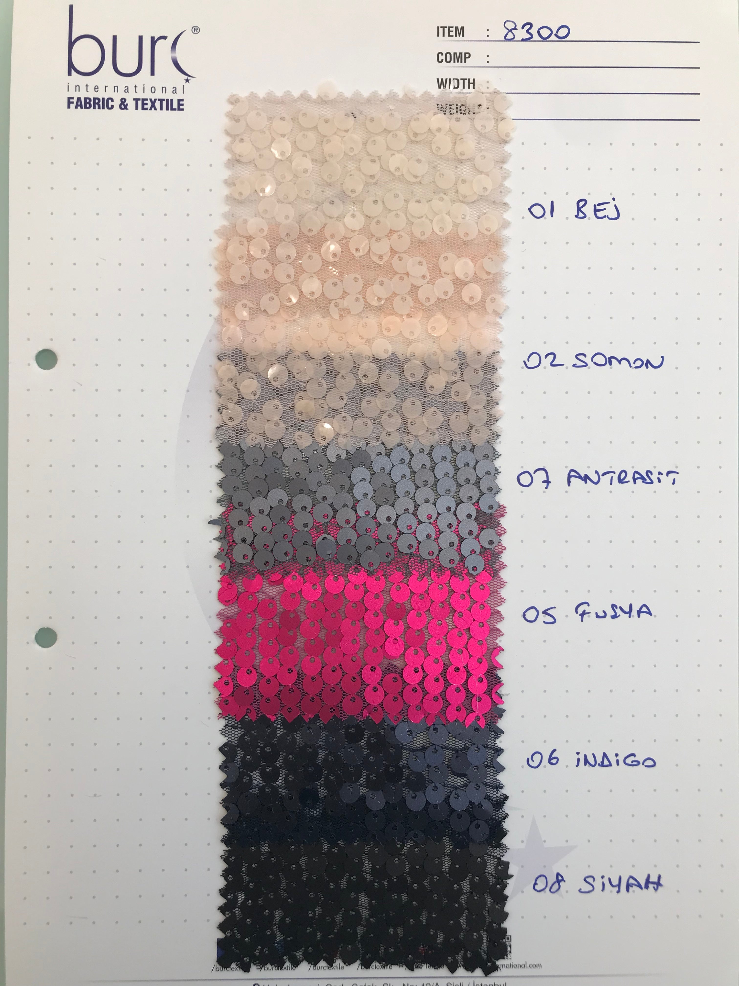 Design Sequin Embroidered Tulle Fabric