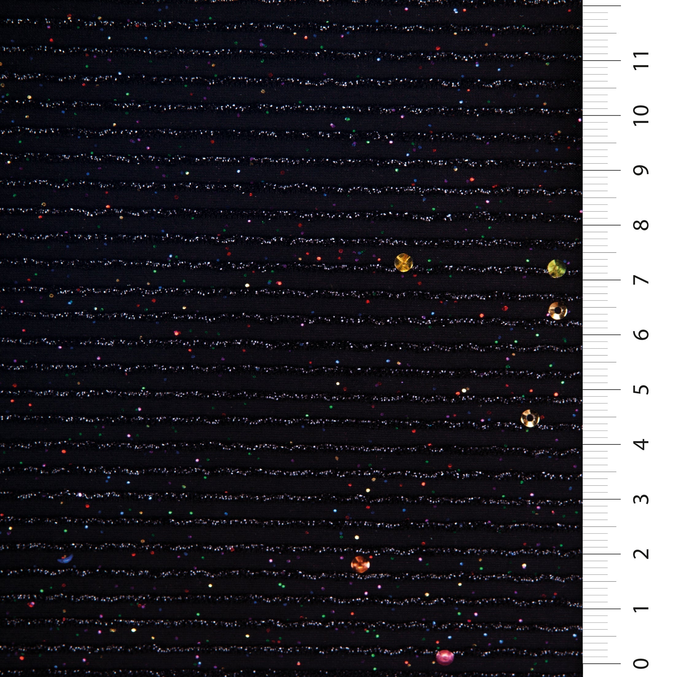 Mini Sequined Shiny Shiny Silvery Flexible Knitted Silver Fabric