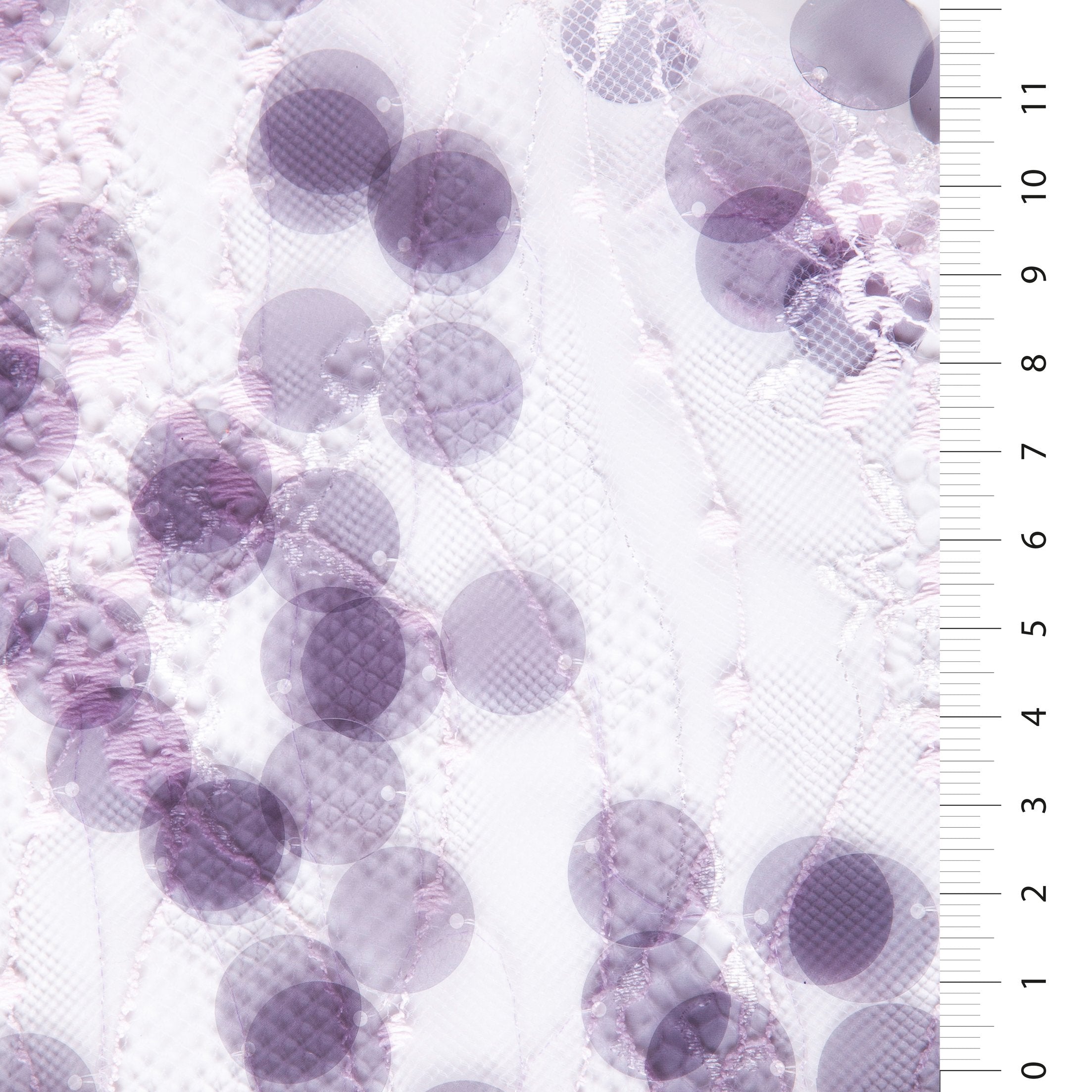 Large Size Hologram Sequin Embroidered Lace Fabric