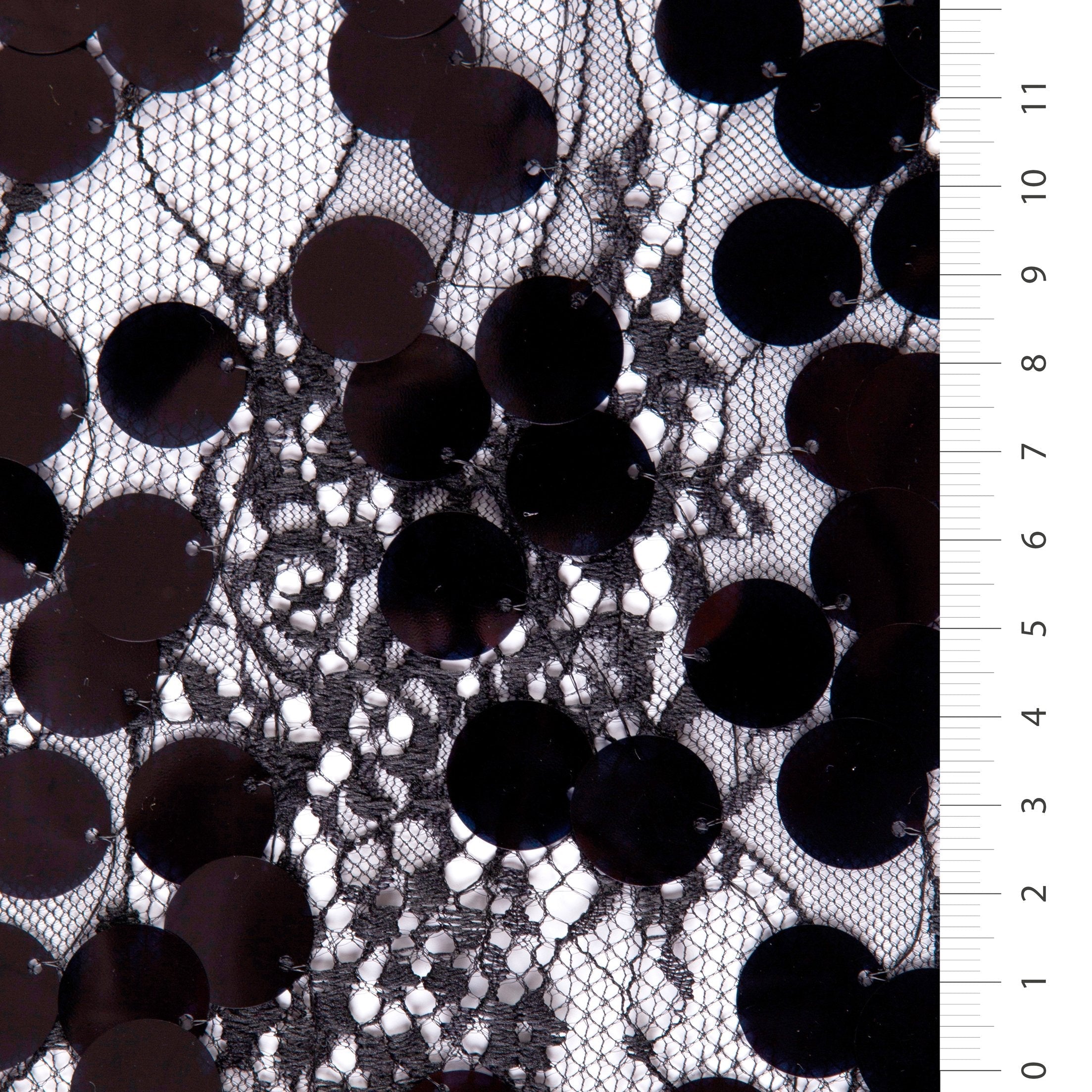 Large Size Hologram Sequin Embroidered Lace Fabric