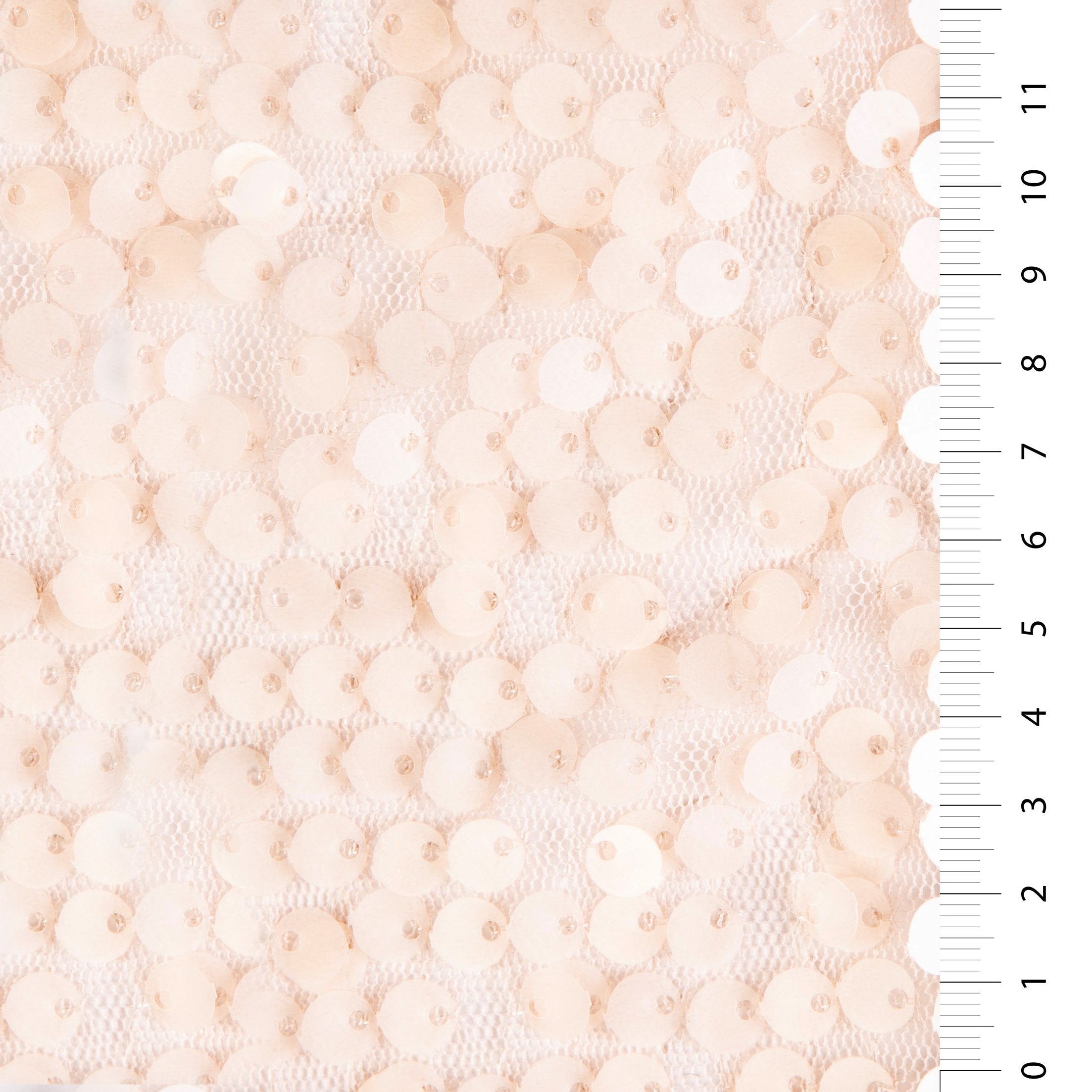 Sparse Sequin Embroidered Tulle Fabric | Burç Fabric