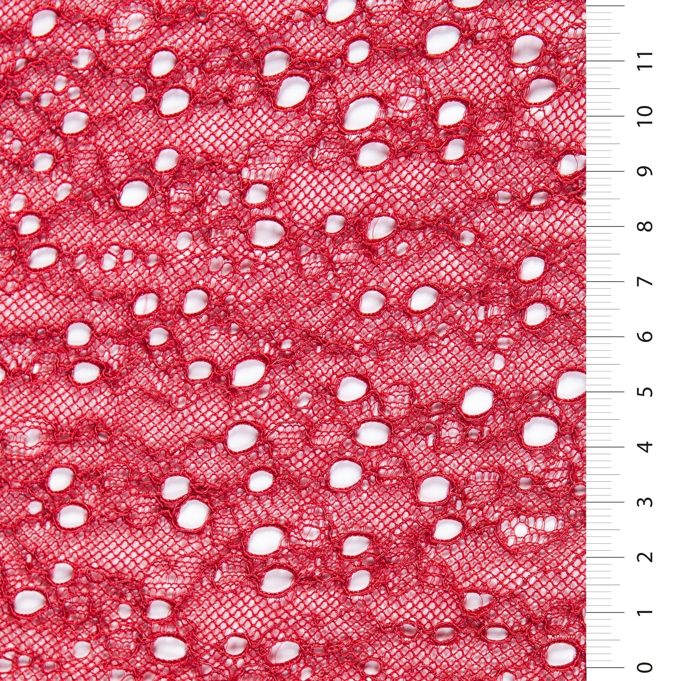 Lace Fabric with Raindrop Design