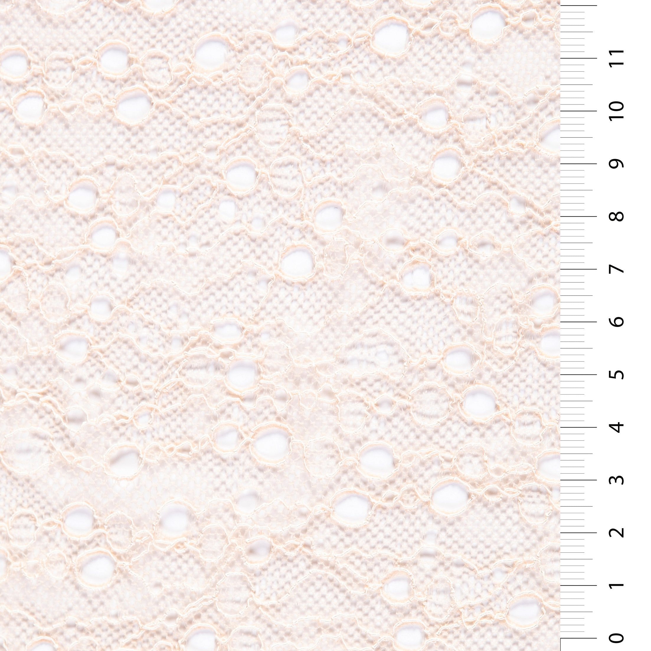 Lace Fabric with Raindrop Design