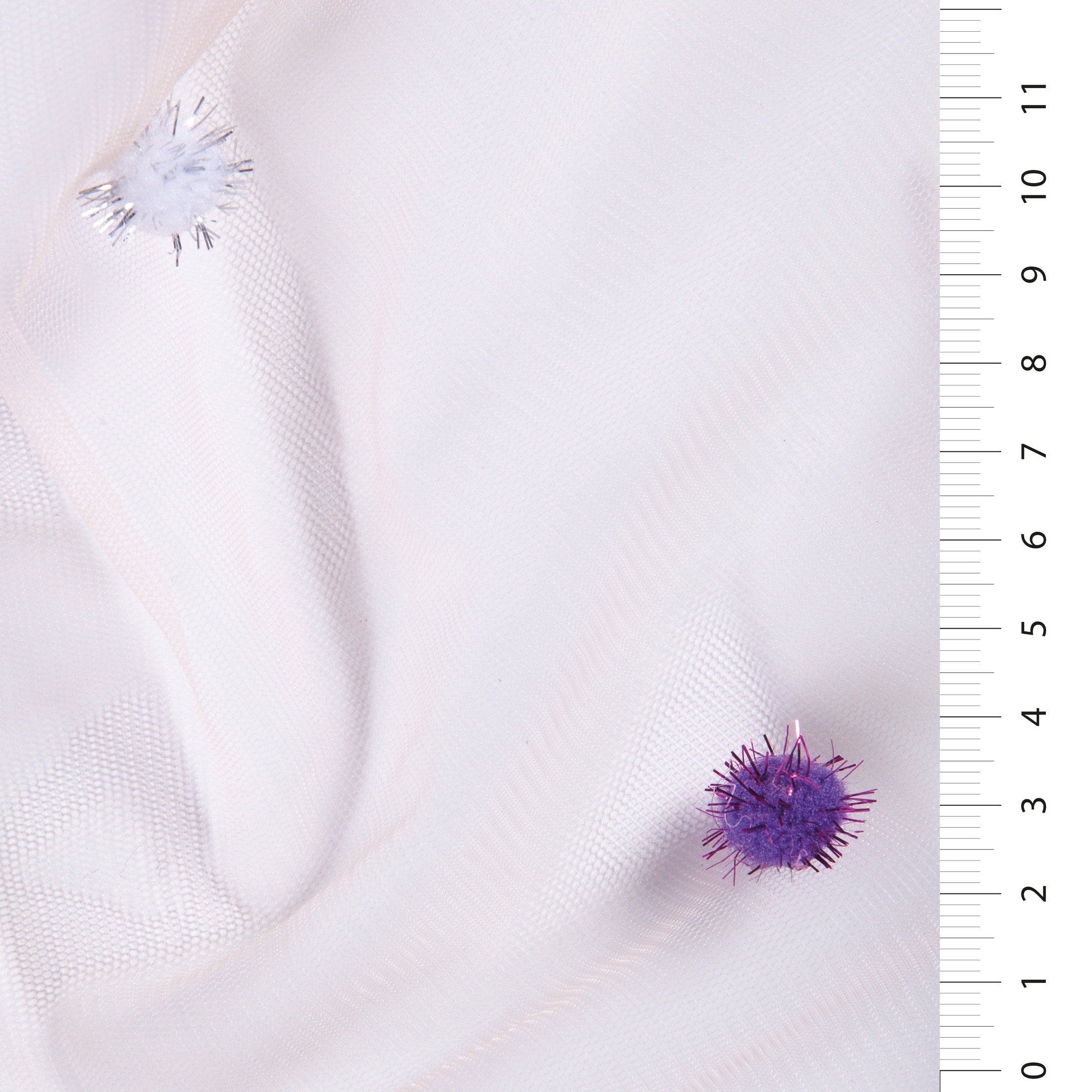 Knitted Fabric with Fluffy Bead Design | Burç Fabric