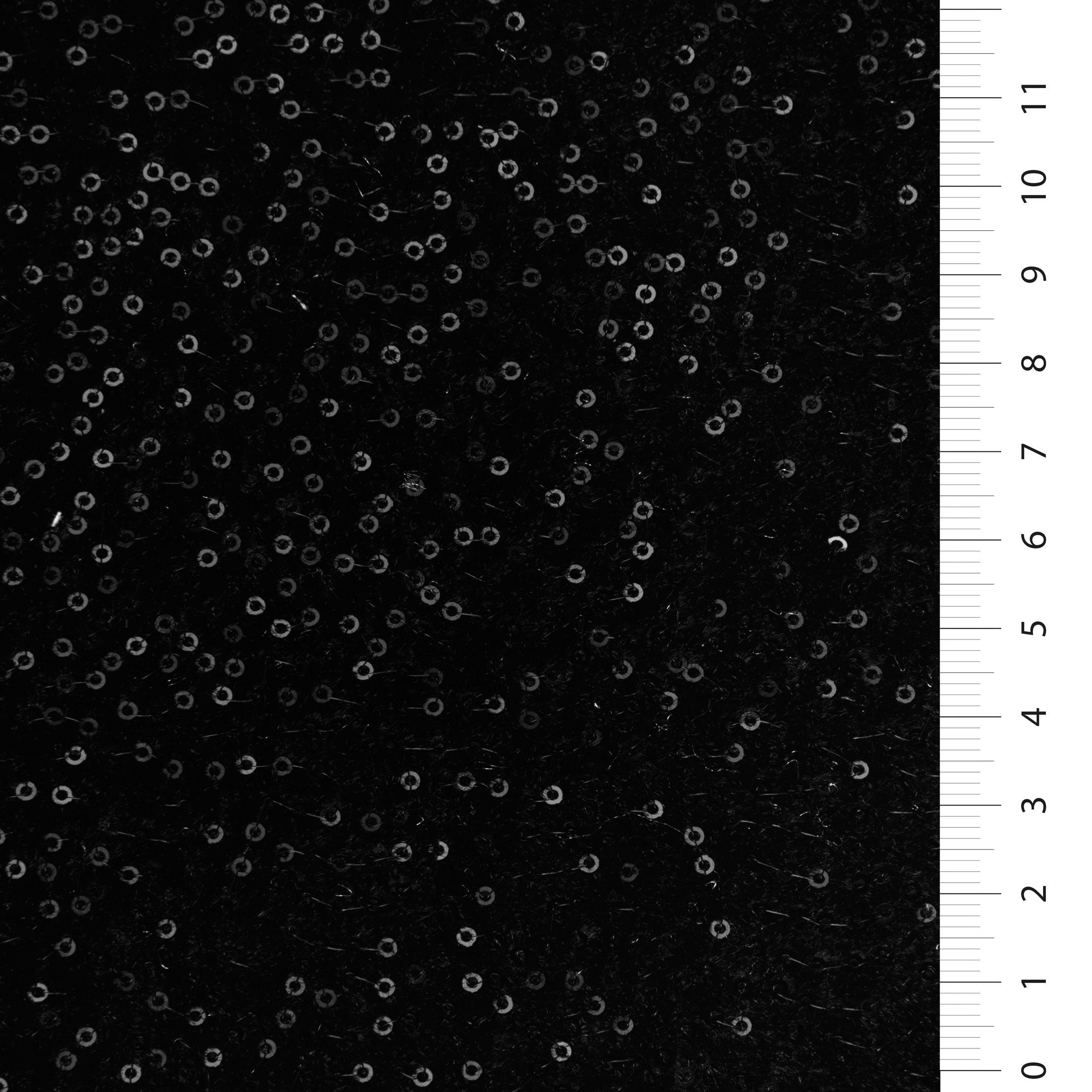 Single Color Velvet Design Sequin Embroidered Knitted Fabric