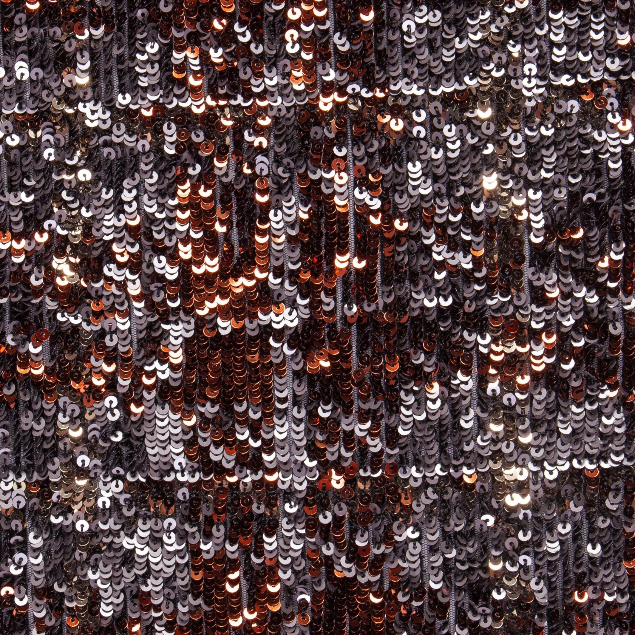 New Design Fabric with Colorful Sequin Embroidery on All Sides | Burç Fabric