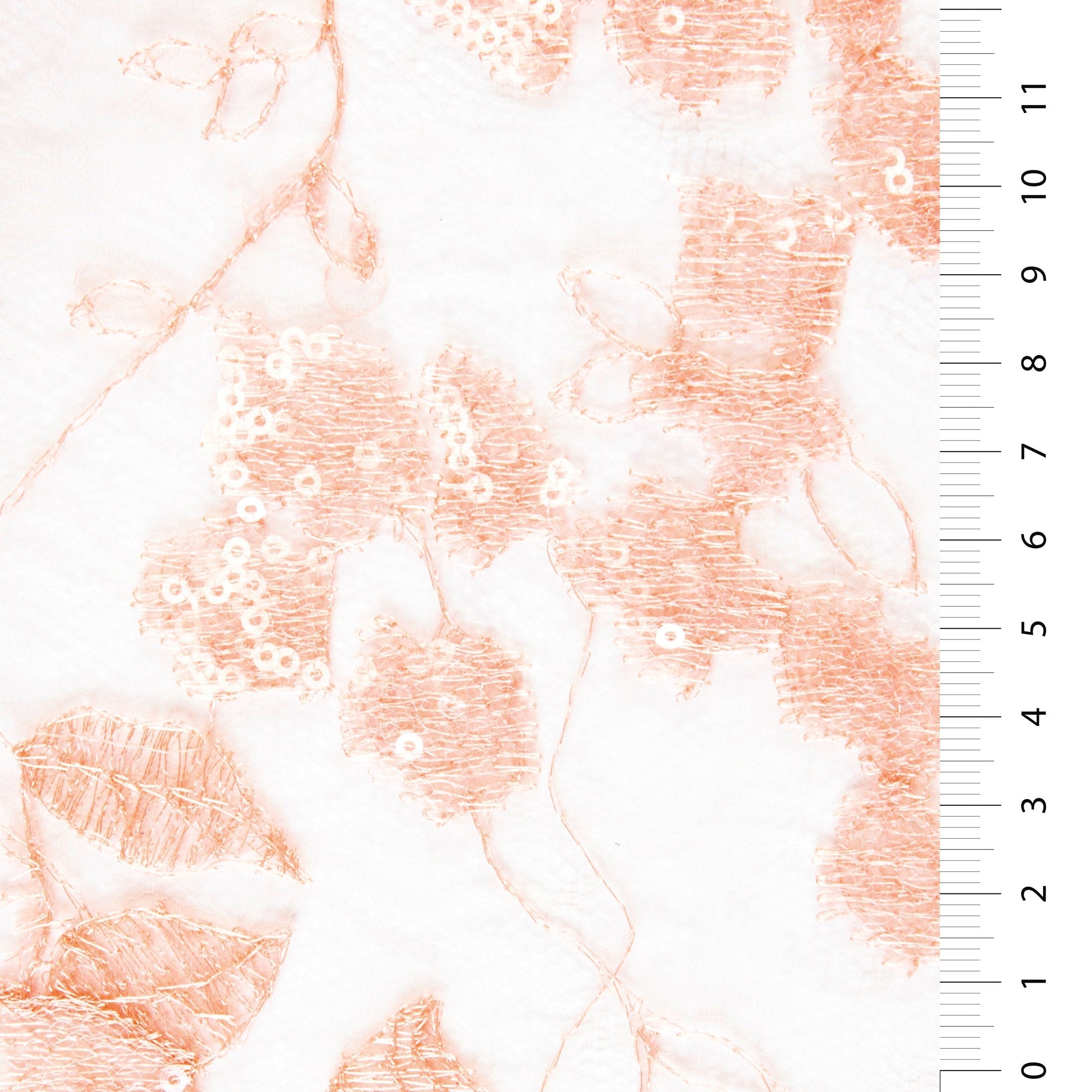 Queen's Charming Style Sequin Embroidered Lace Fabric