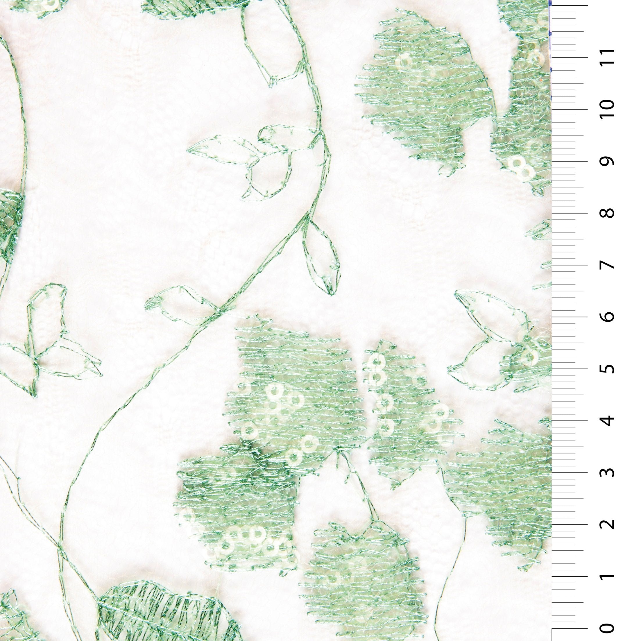 Queen's Charming Style Sequin Embroidered Lace Fabric