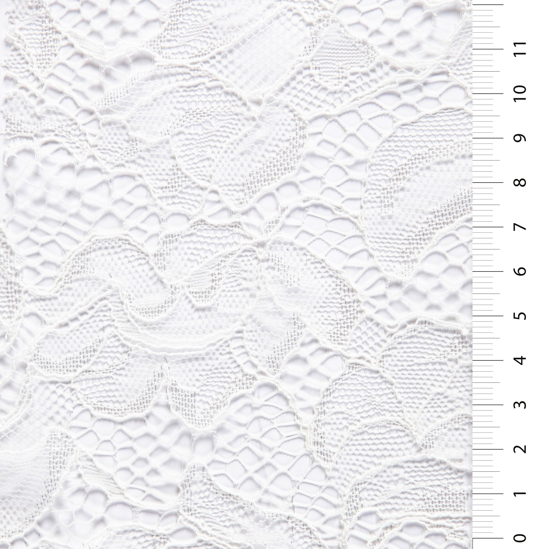 White Soft French Thread Lace Fabric | Burç Fabric