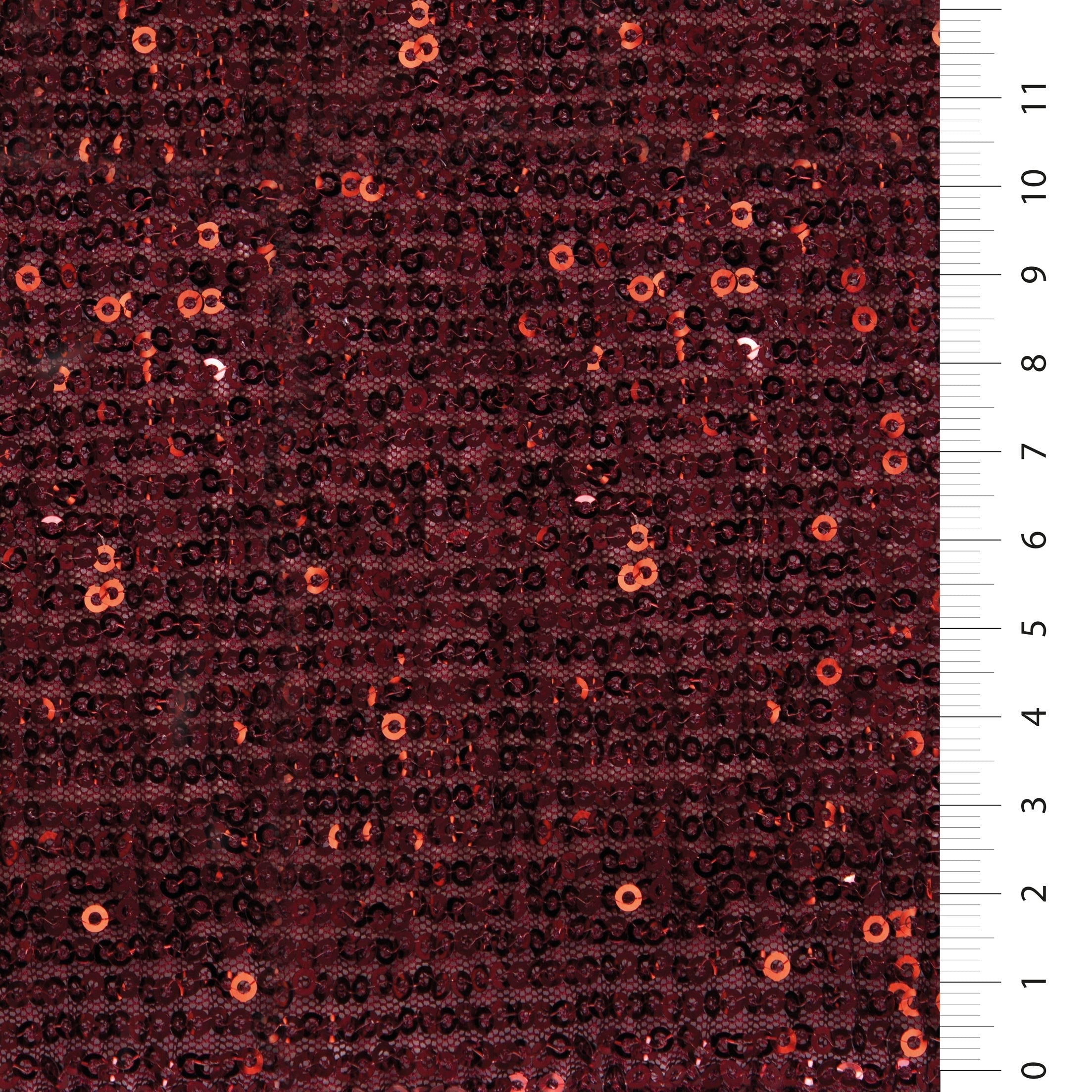 Edinburgh Style Fully Pleated Sequin Embroidered Fabric