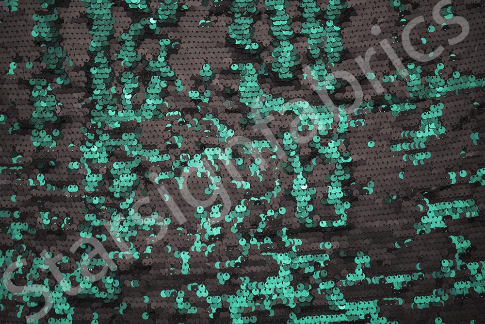 Mediterranean Style Mermaid Sequin Embroidered Fabric
