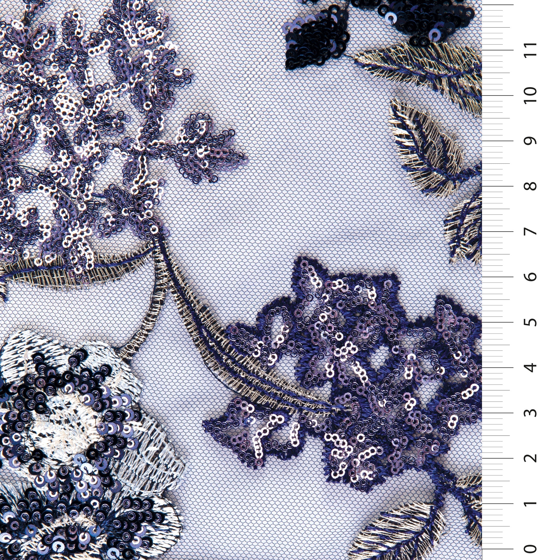 2480 MULTICOLORED SEQUINED FABRIC