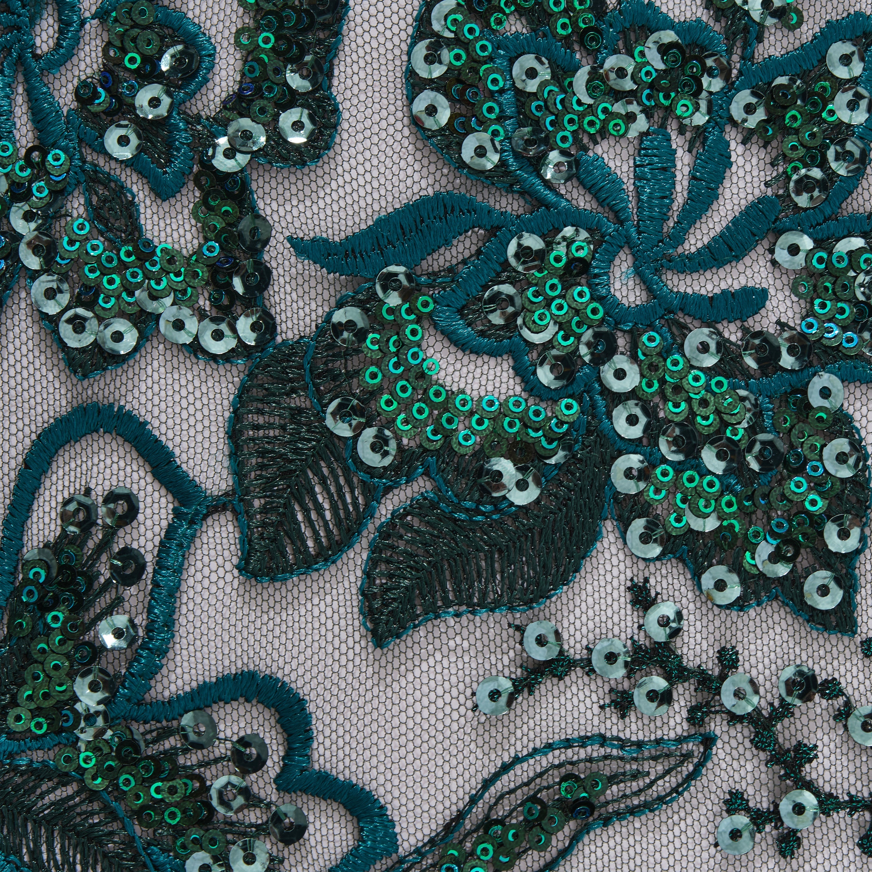 3445 COLORED SEQUINED FABRIC