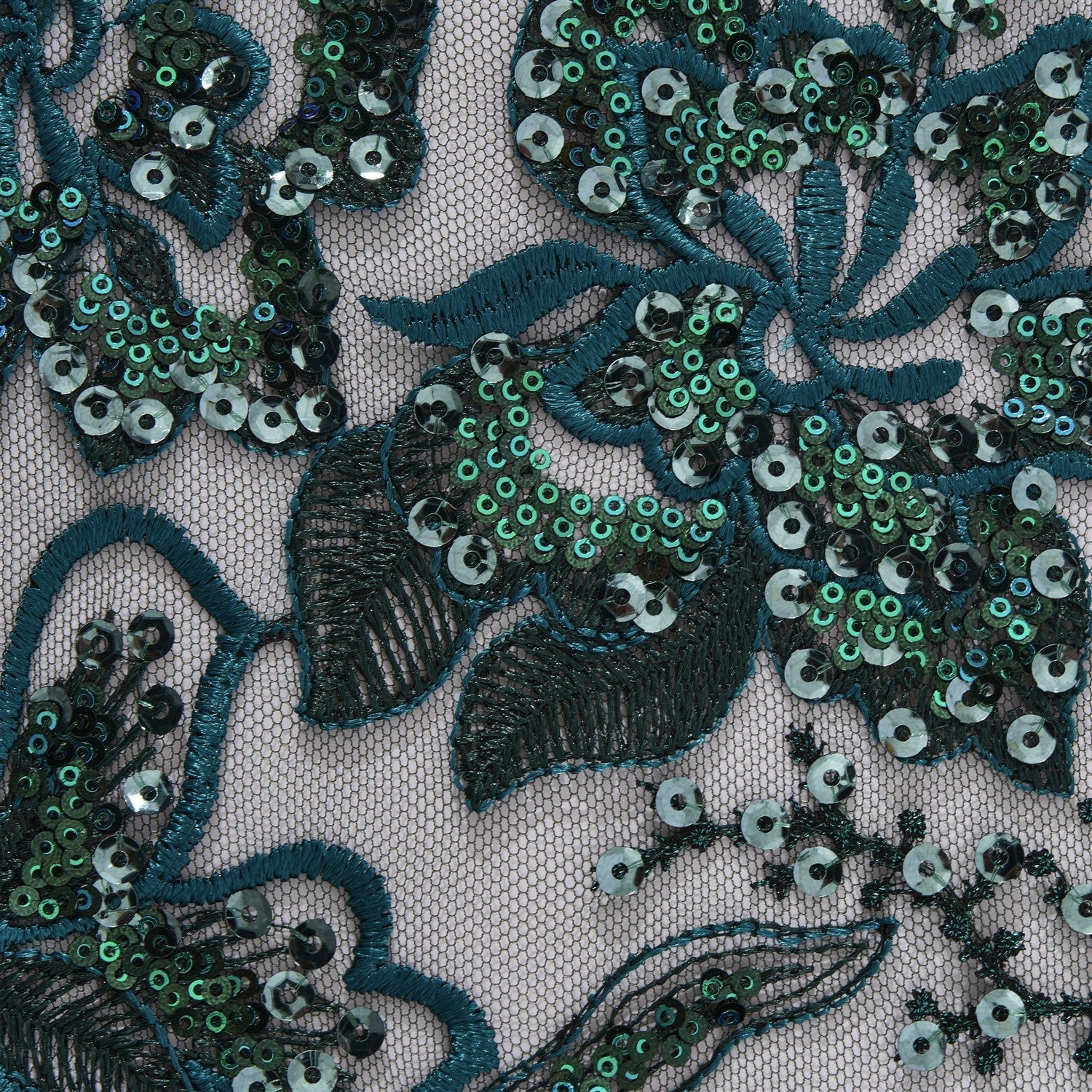 3445 COLORED SEQUINED FABRIC