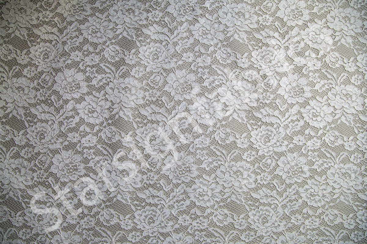 Avignon Style Corded Lace Thread Embroidery Fabric