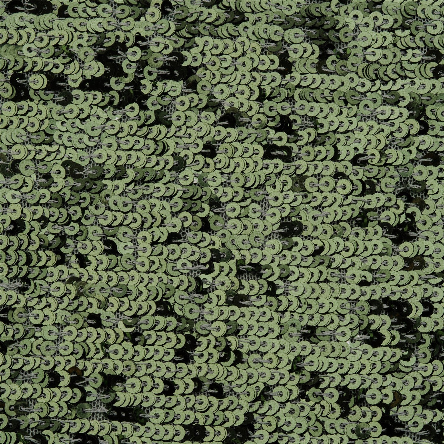 Bright Striped 4mm Double Sequin Embroidered Flexible Fabric