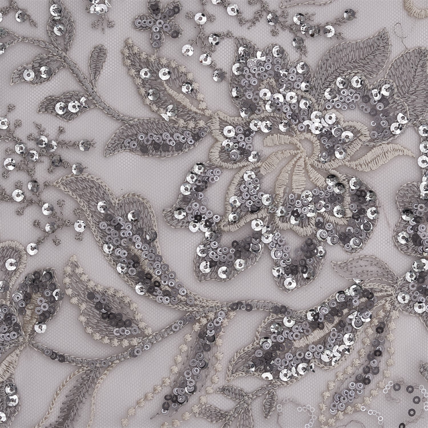 3445 COLORED SEQUINED FABRIC