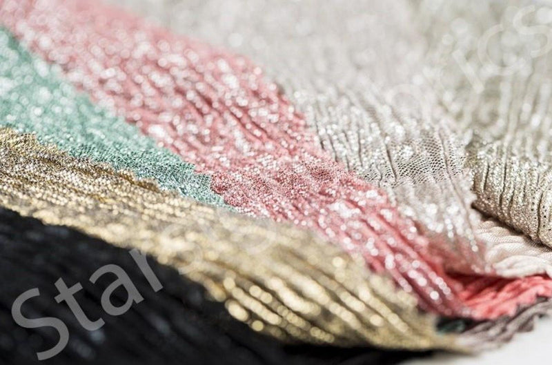 Foil Print Knitted Fabric