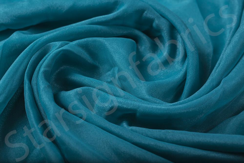 Lurex Plain Woven Chiffon Fabric