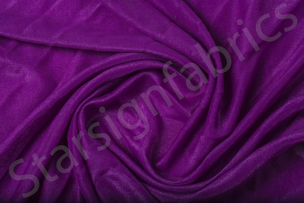 Lurex Plain Woven Chiffon Fabric
