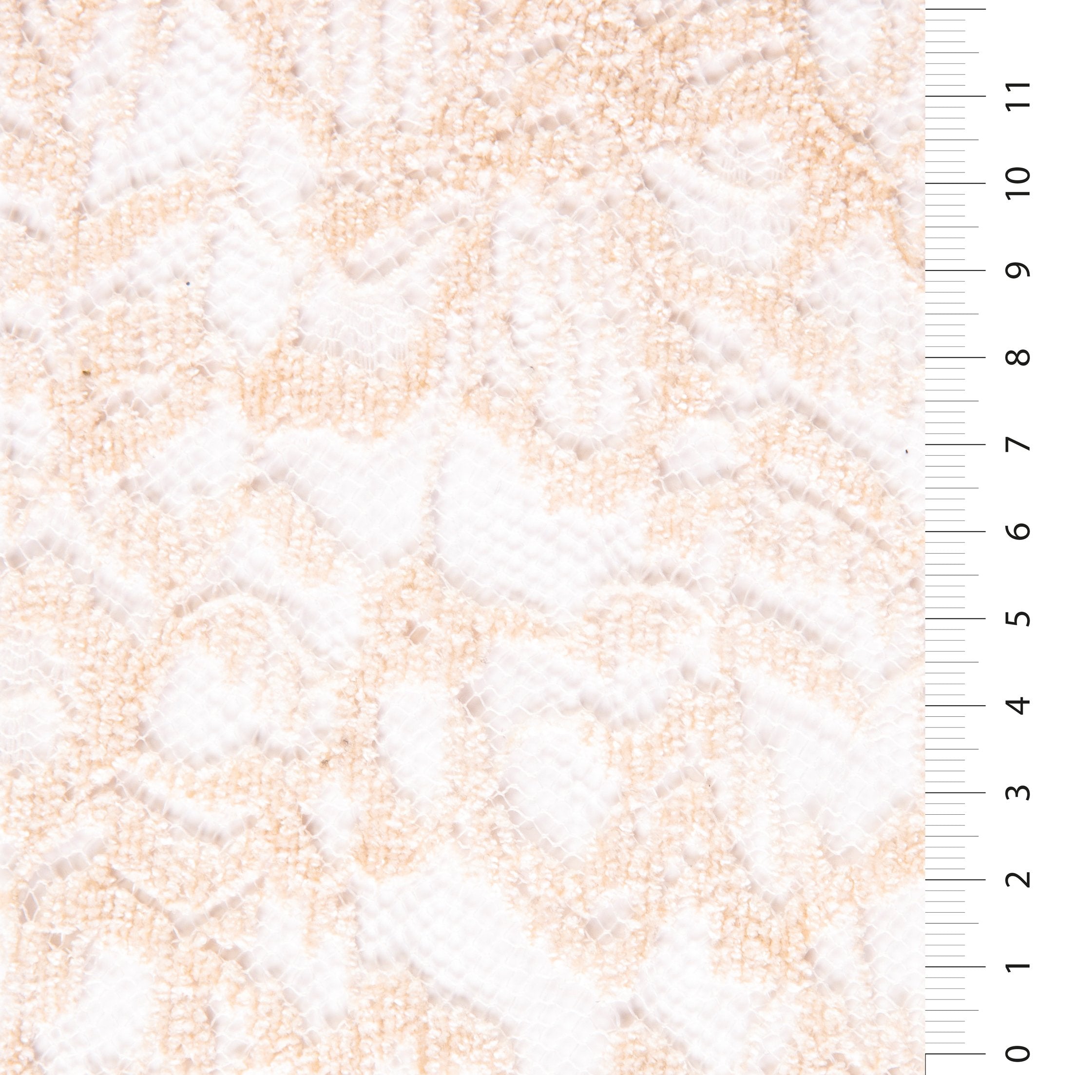 Soft Textured Chenille Lace Fabric
