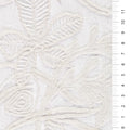 White Floral Embroidered Lace Fabric Geneva Style | Starsign Fabrics