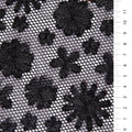 Flower Design 3D Laser Cut Faux Leather Embroidery Fabric