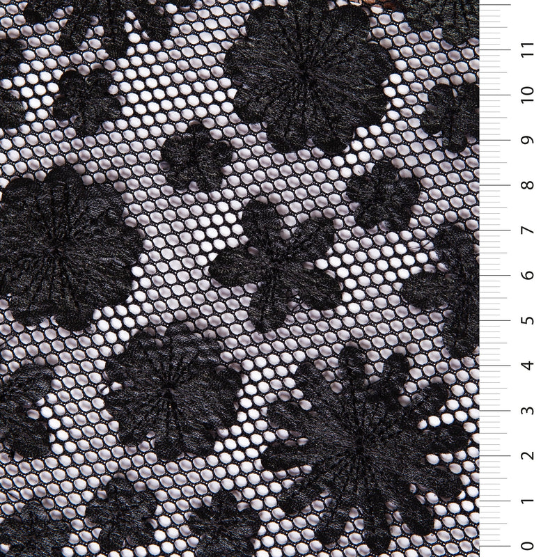Flower Design 3D Laser Cut Faux Leather Embroidery Fabric