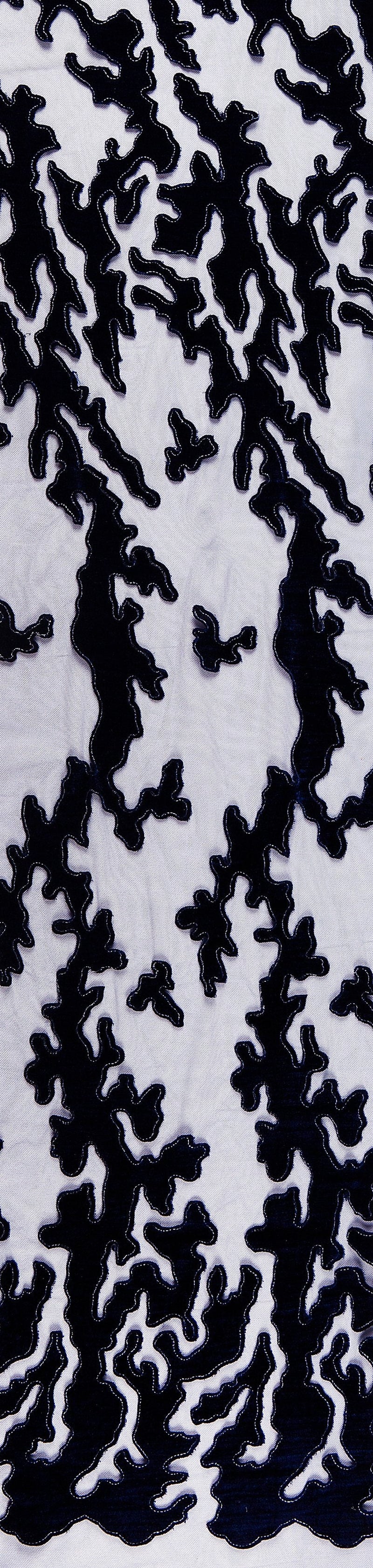 Laser Cut Velvet Mesh Embroidery Fabric | Starsign Fabrics