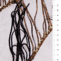 Gold Trim Sequin Embroidery Tulle Fabric | Starsign Fabrics