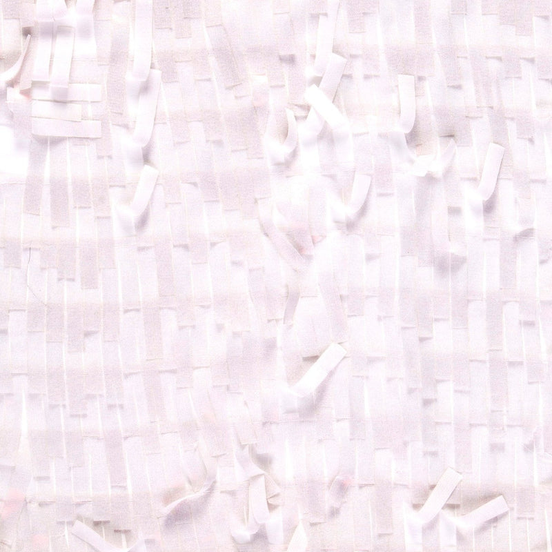 3D Fringe Hologram Design Trim Chiffon Embroidery Fabric