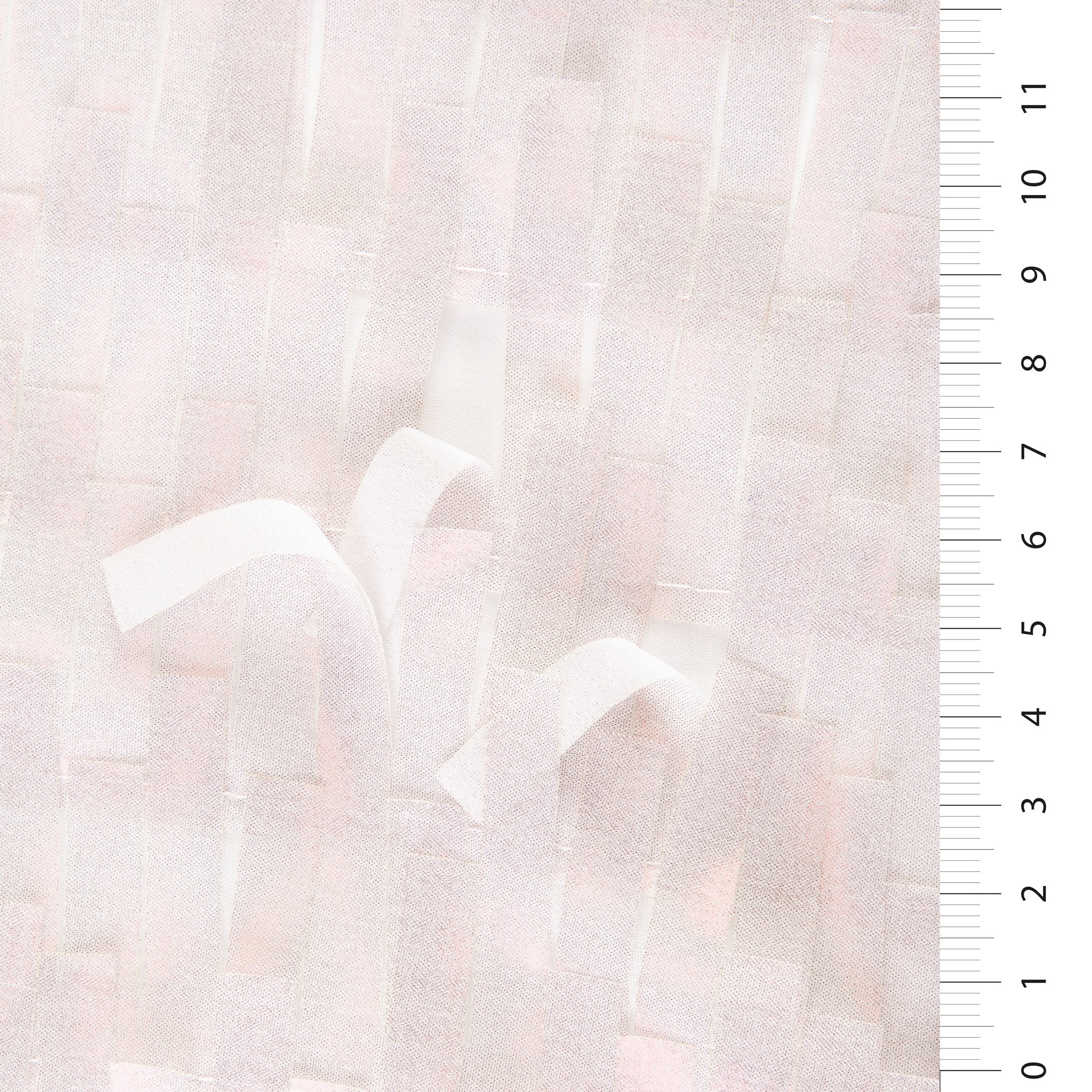 3D Fringed Hologram Design Trim Chiffon Embroidery Fabric | Burç Fabric