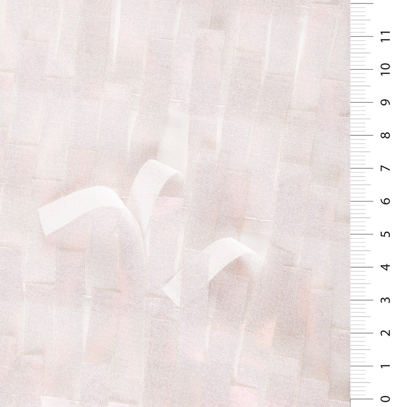 3D Fringe Hologram Design Trim Chiffon Embroidery Fabric