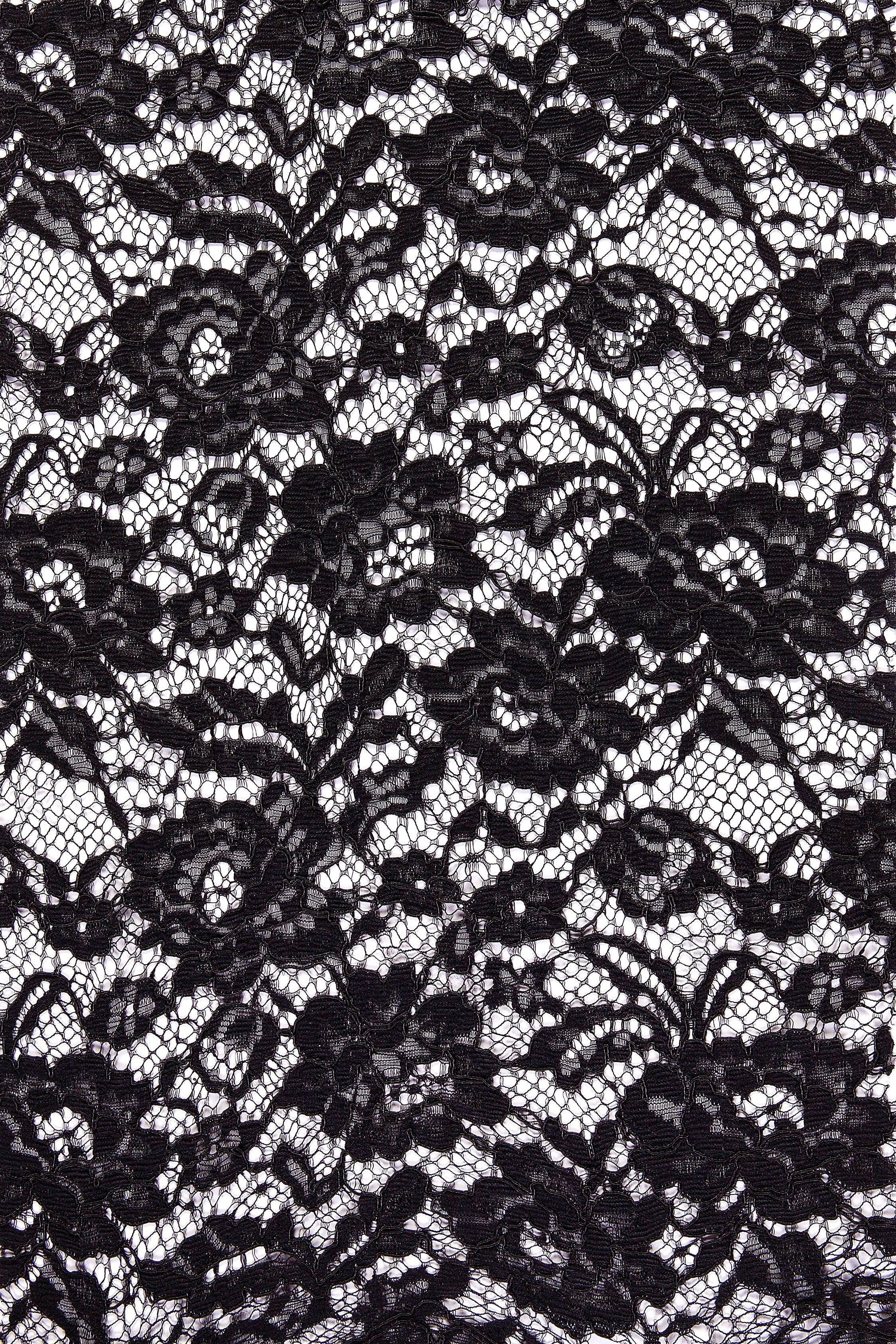 Avignon Style Corded Lace Thread Embroidery Fabric