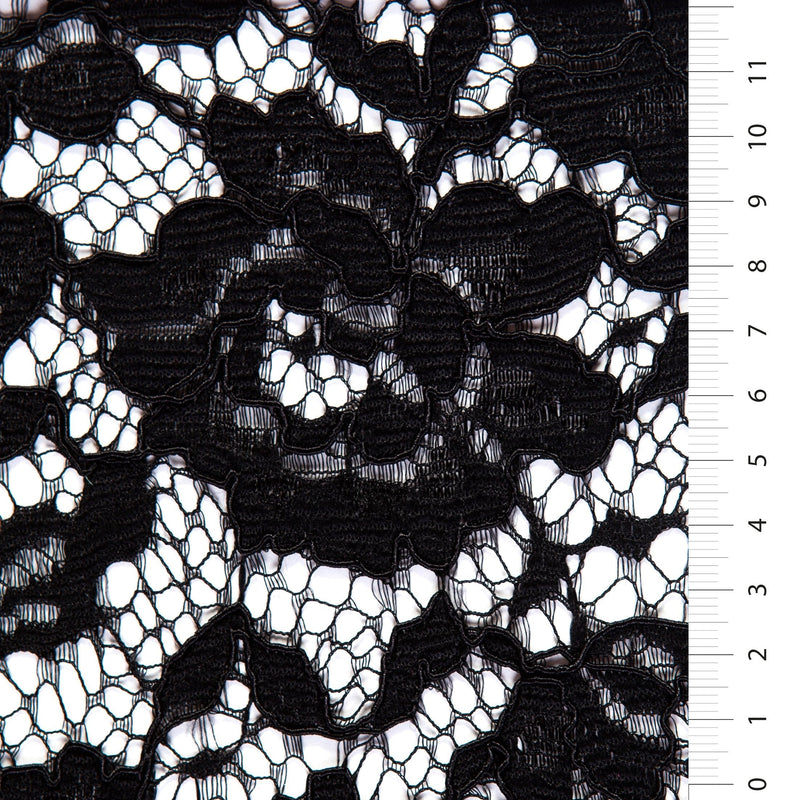 Avignon Style Corded Lace Thread Embroidery Fabric