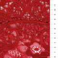 Double Layer Lace Guipure Embroidery Fabric With Bouquet Design