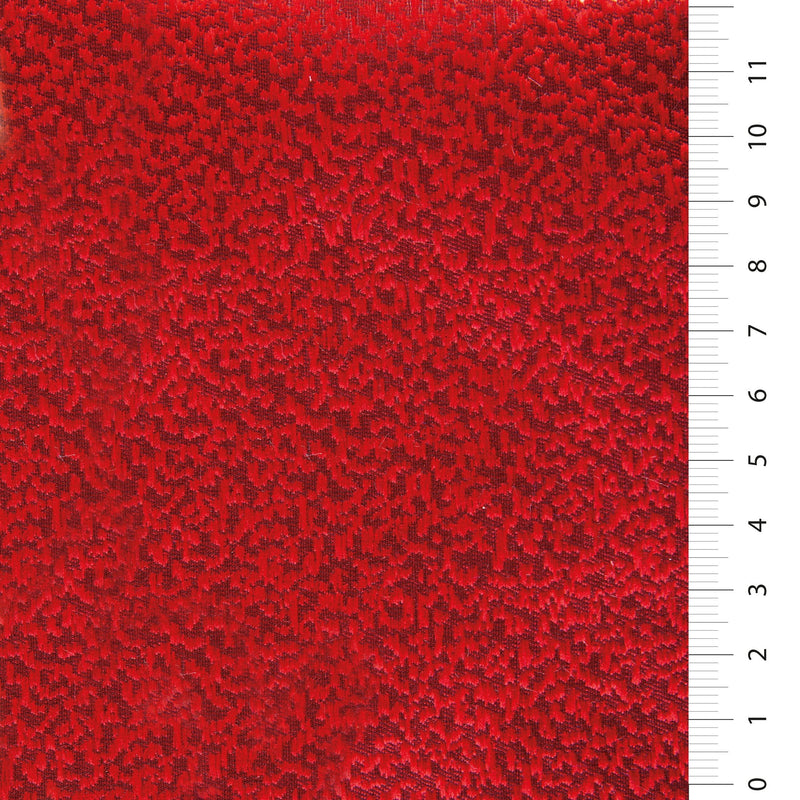 Red Double Sided Jacquard Woven Fabric | Burç Fabric