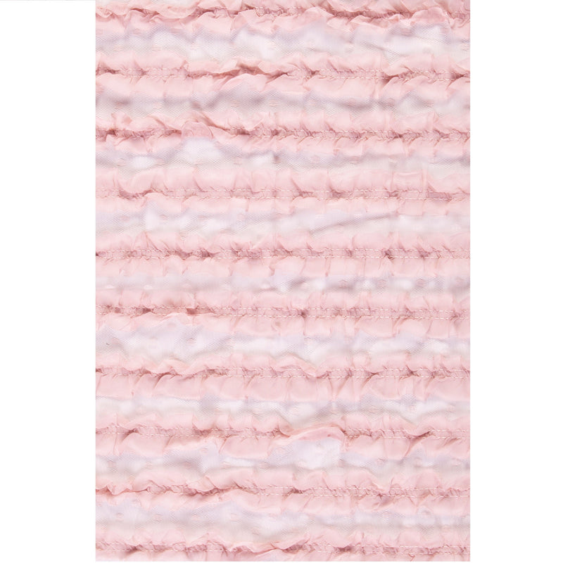 Striped Double Layer Trim Embroidery  Lace Fabric Paris Style