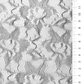 Black Soft Floral Lace Mesh Tulle Fabric | Starsign Fabrics