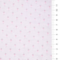 Pink Small Polka Dot Flocked Tulle Fabric | Burç Fabric