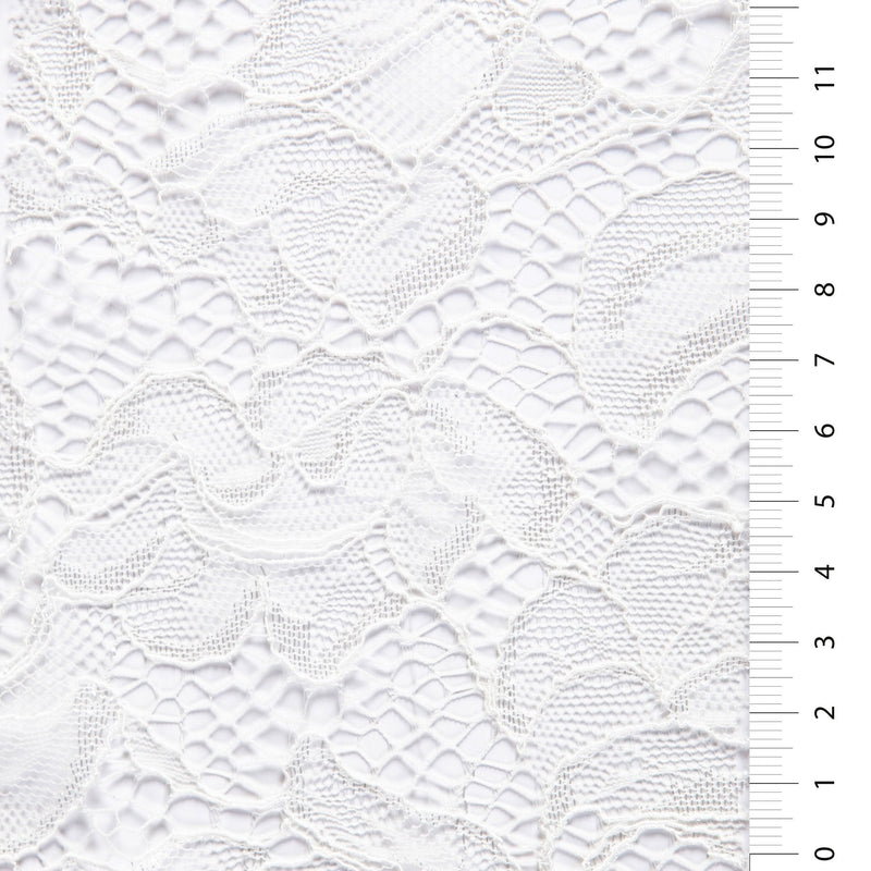 White Soft French Thread Lace Fabric | Burç Fabric