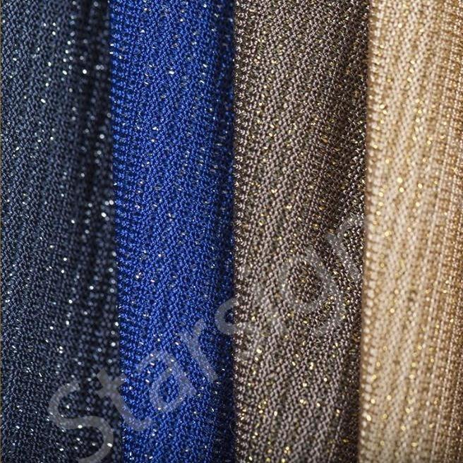Metallic Yarn Knitted Lurex Fabric | Burç Fabric