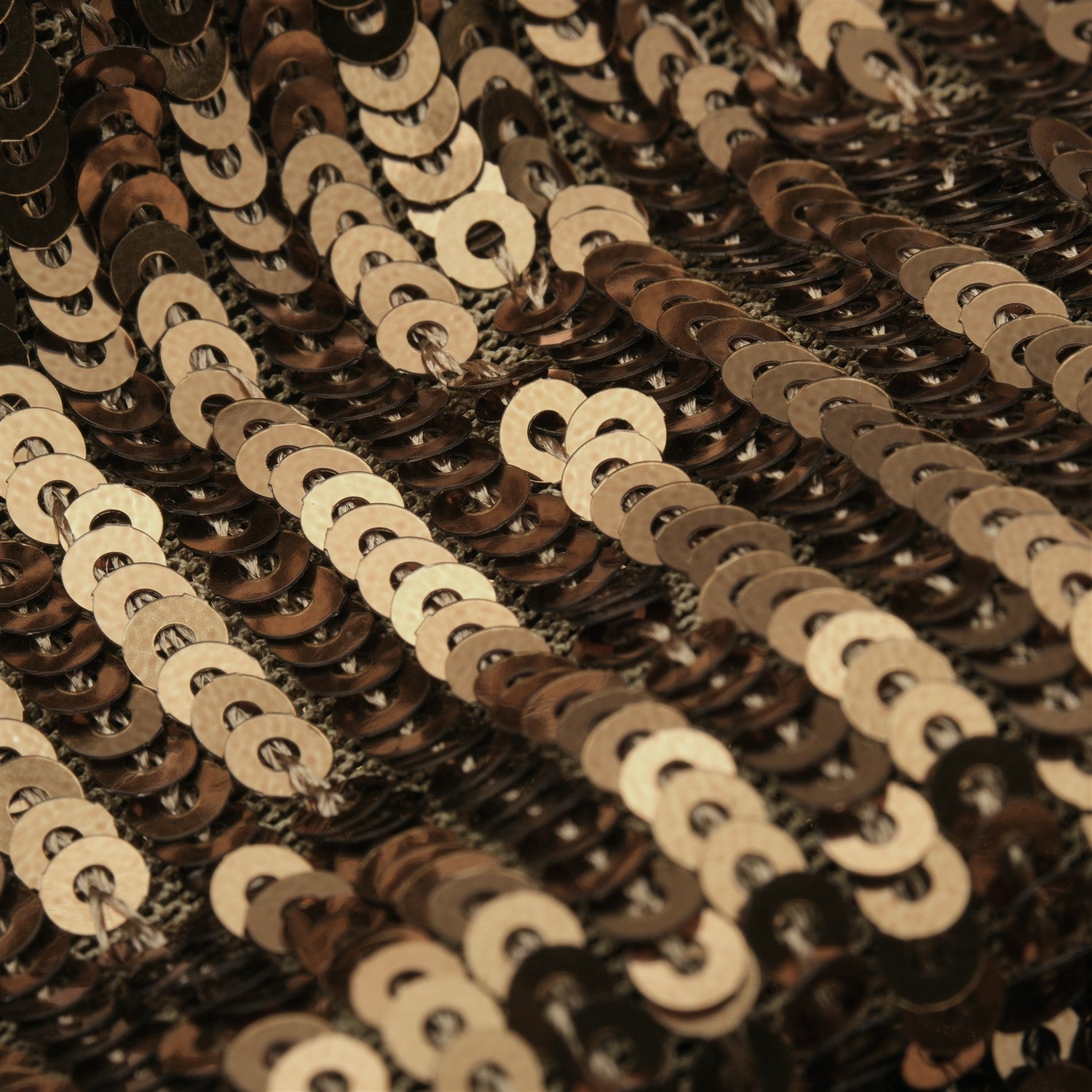 Birmingham Style Flexible 4mm Single Sequin Embroidered Fabric